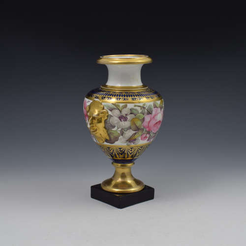 Fine Georgian Chamberlain Worcester Porcelain Vase c.1815