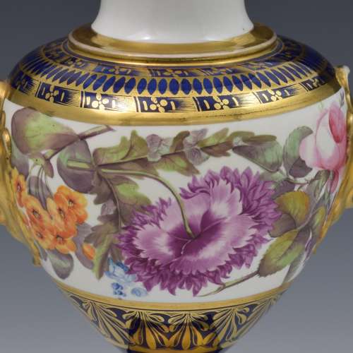 Fine Georgian Chamberlain Worcester Porcelain Vase c.1815