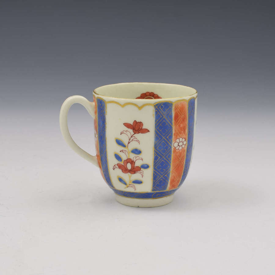 First Period Worcester Porcelain Giles Coffee Cup Ex-Zorensky c.1770