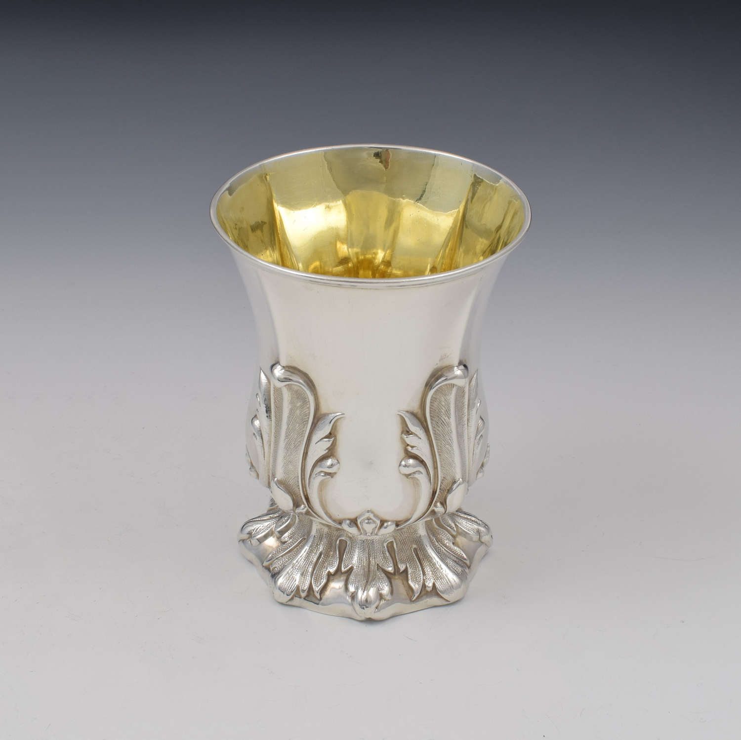 Victorian Silver Goblet Cup Henry Wilkinson & Co. 1843