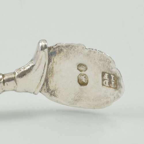 Rare George IV English Novelty Silver Harlequin Monkey Sugar Tongs c.1830 Dee & Fargus