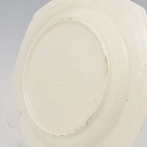 Fabulous Bow Porcelain Octagonal Plate Kakiemon Two Quail / Partridge Pattern c.1755