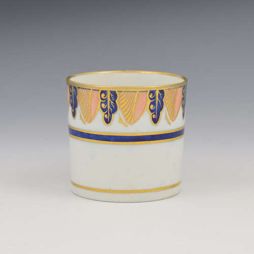 Lovely Regency John Rose Colaport Porcelain Coffee Can