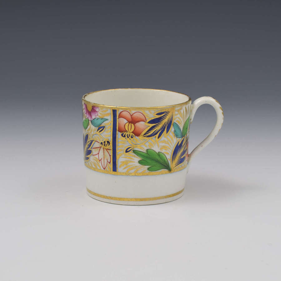 Georgian Coalport Porcelain Coffee Can c.1805