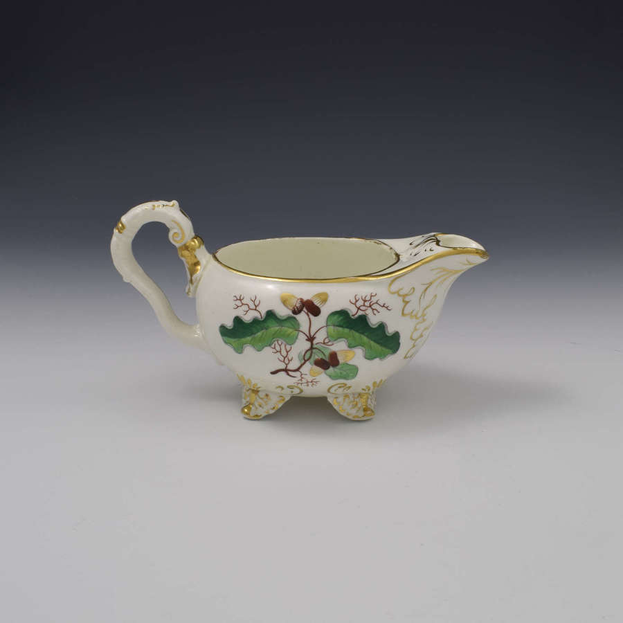 H & R Daniel Porcelain Second Gadroon Cream Jug c.1830