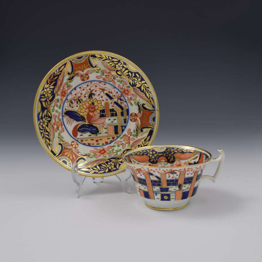 Regency Coalport Porcelain London Shape Tea Cup & Saucer Japan 796