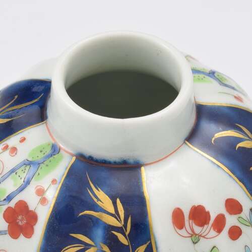 Superb Dr Wall / First Period Worcester Porcelain Tea Canister c.1770