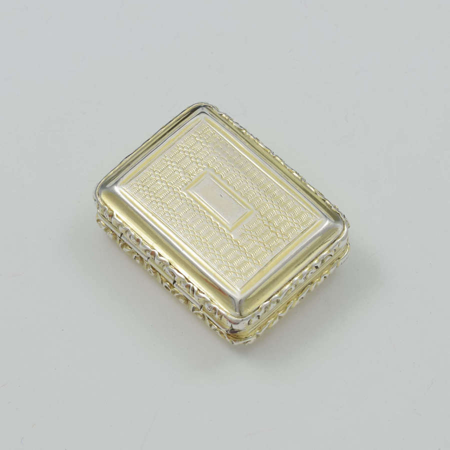 Stunning Georgian Silver Gilt Vinaigrette