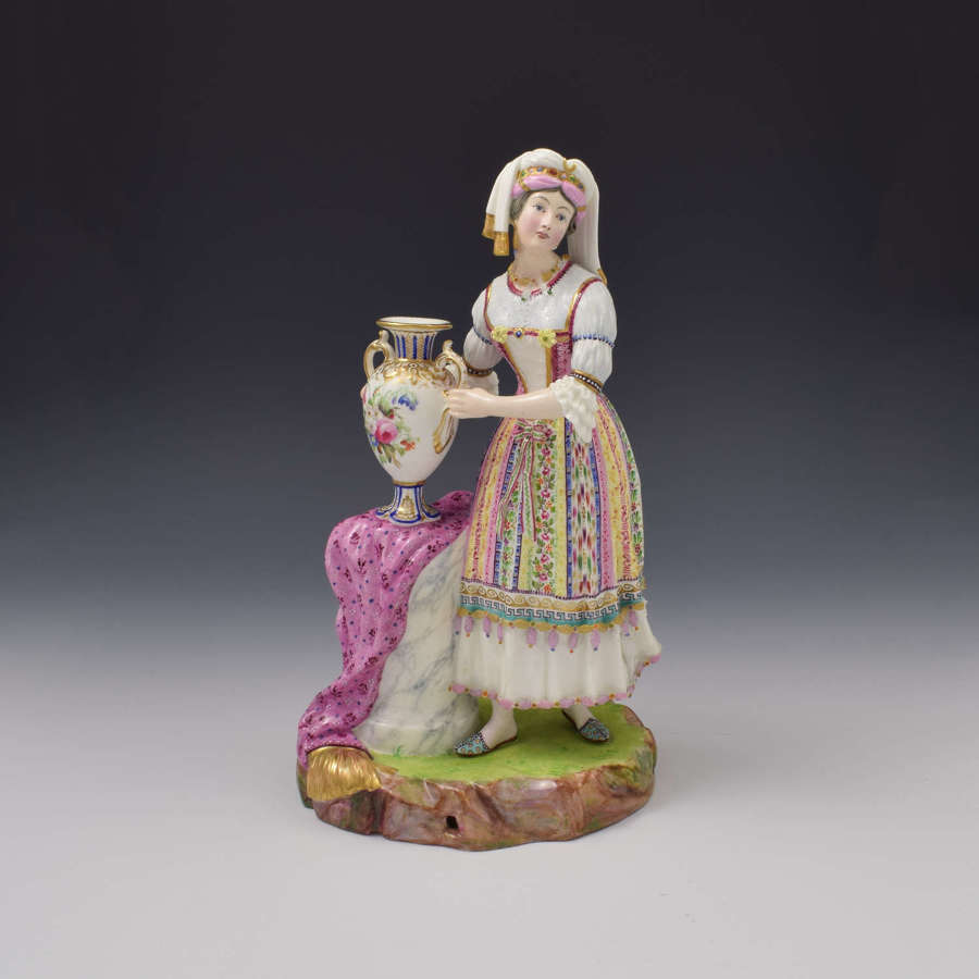 Rare Large Minton Porcelain Figure Persia Model 144 c.1848