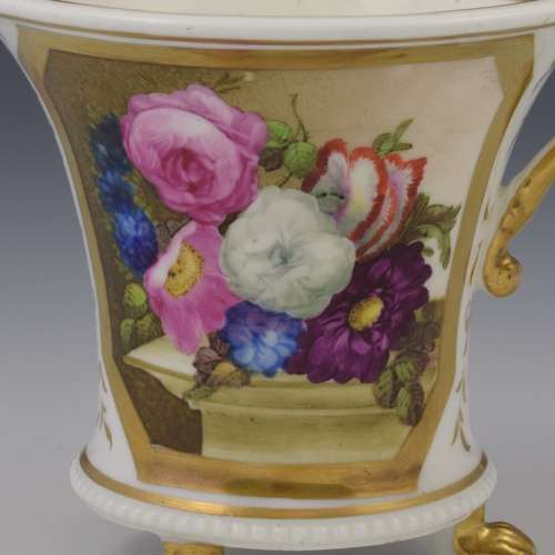 Stunning Antique Empire French Paris Porcelain Cabinet Cup c.1810 Georgian