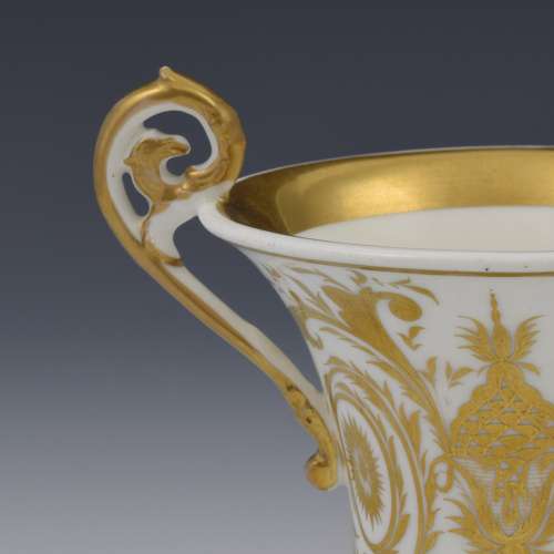 Stunning Antique Empire French Paris Porcelain Cabinet Cup c.1810 Georgian