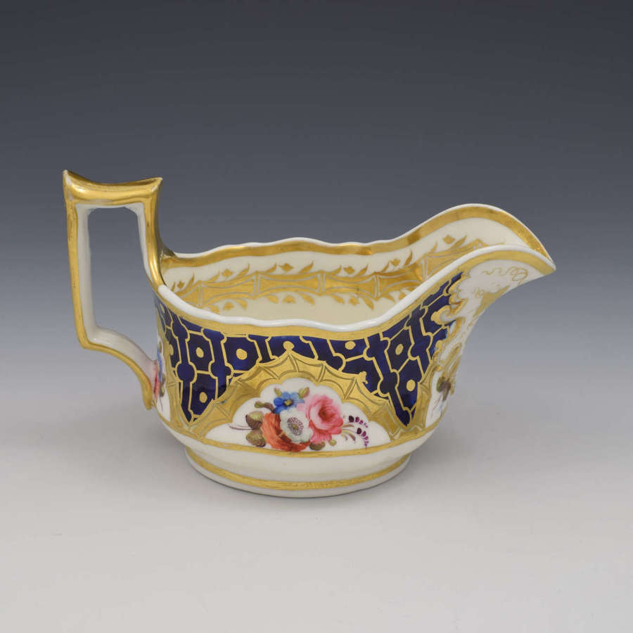 Large Ridgway Porcelain Cream / Milk Jug Pattern 2/1215 c.1820