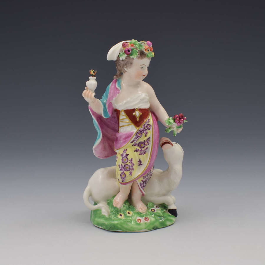 Derby Porcelain Figure Of Asia From Four Quarters Of The Globe c.1770