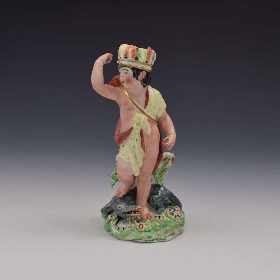 Derby Porcelain Figure Of America Four Quarters Of The Globe c.1770