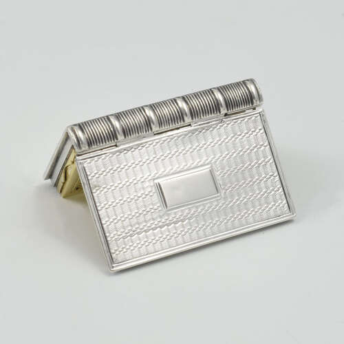 William IV Sterling Silver Novelty Book Vinaigrette 1833 Taylor & Perry