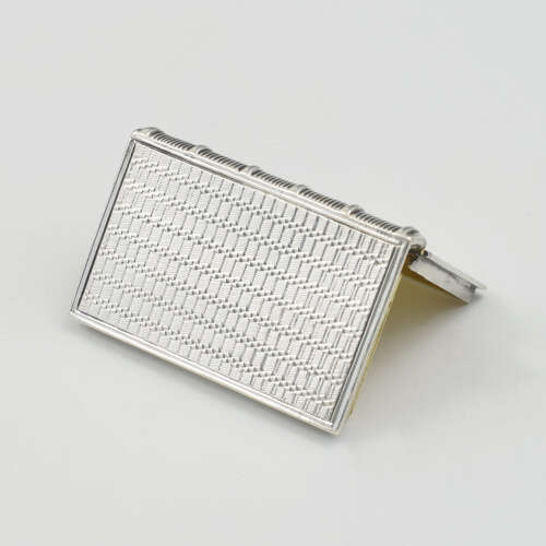 William IV Sterling Silver Novelty Book Vinaigrette 1833 Taylor & Perry