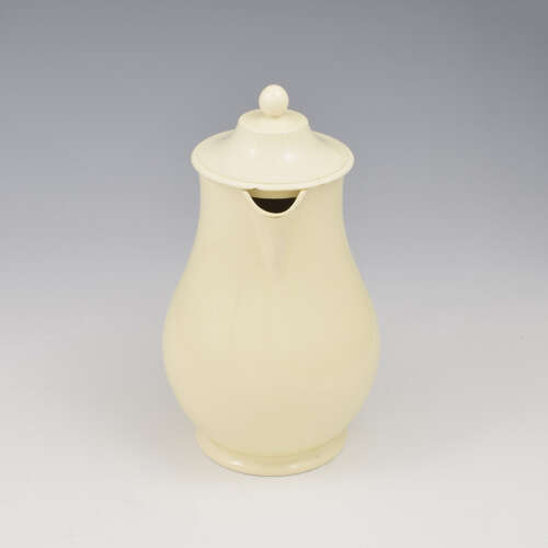 Lovely Wedgwood Creamware Pottery Hot Water Jug & Cover c.1780