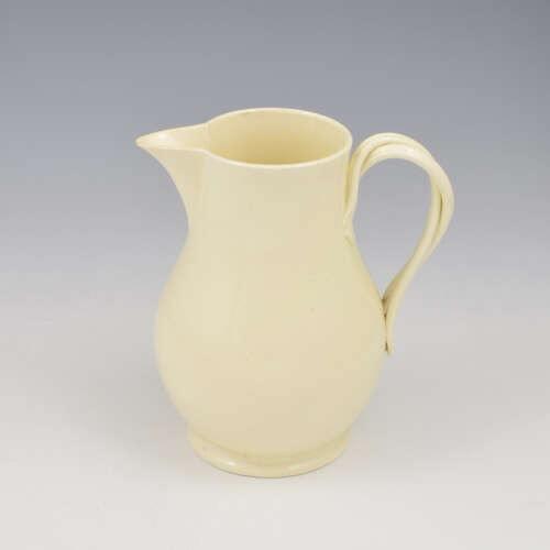 Lovely Wedgwood Creamware Pottery Hot Water Jug & Cover c.1780
