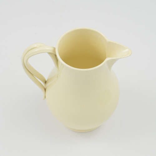 Lovely Wedgwood Creamware Pottery Hot Water Jug & Cover c.1780