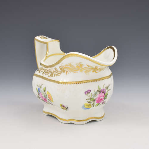 Spode Felspar Porcelain Moulded Cream Jug, Ex. Godden Pat. 3496 c.1821