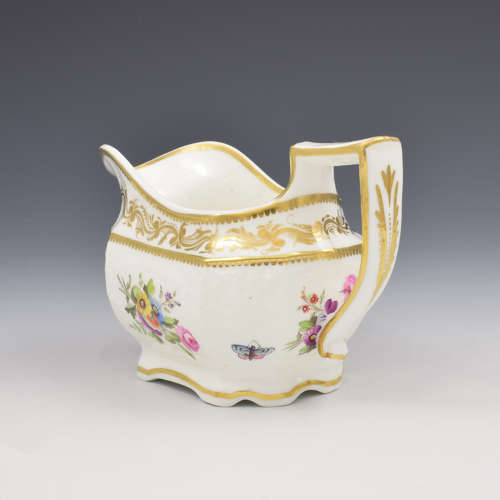 Spode Felspar Porcelain Moulded Cream Jug, Ex. Godden Pat. 3496 c.1821