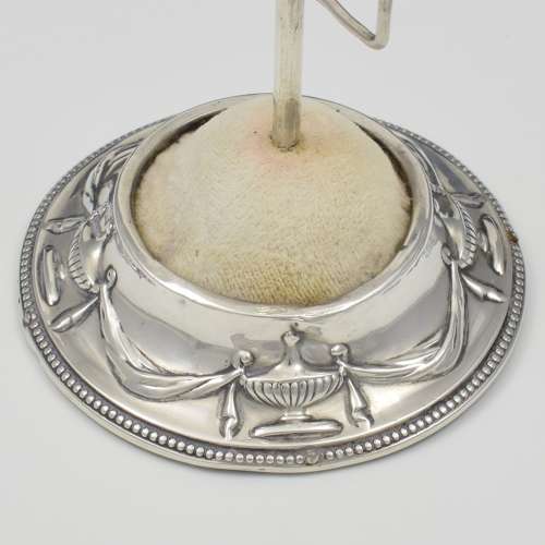 Silver Neoclassical Ring / Jewellery Tree & Hat Pin / Earring Stand