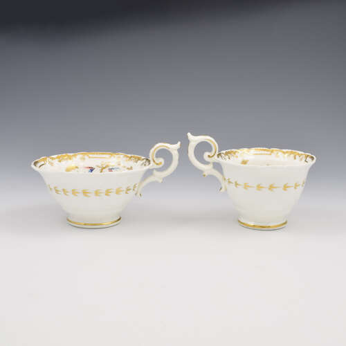 Stunning Davenport Porcelain Fancy Birds Tea and Coffee Cup & Saucer Trio Pattern 916