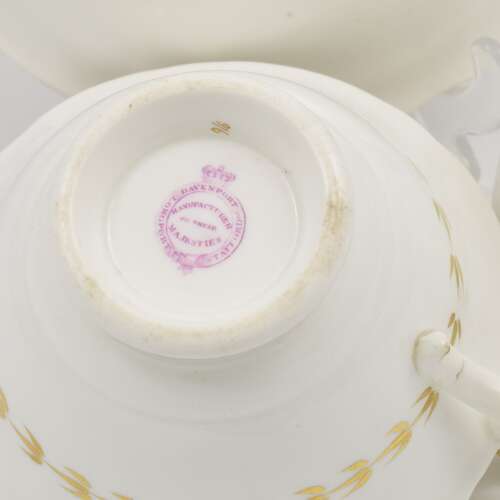 Stunning Davenport Porcelain Fancy Birds Tea and Coffee Cup & Saucer Trio Pattern 916