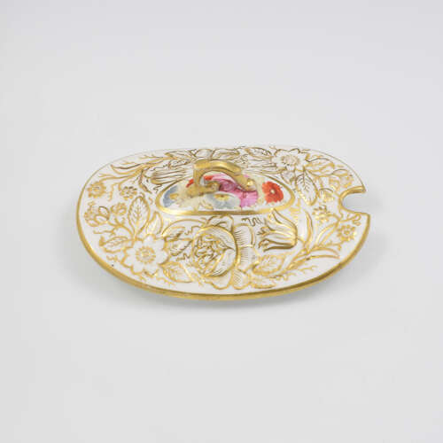 Rare Regency New Hall Porcelain Dessert Sauce Tureen & Cover c.1820-1830