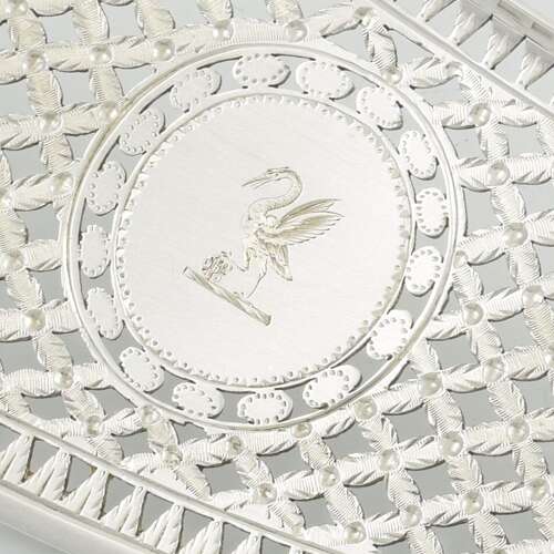 Fine 18th Century French Pierced 0.950 Silver Fish Slice Server Paris