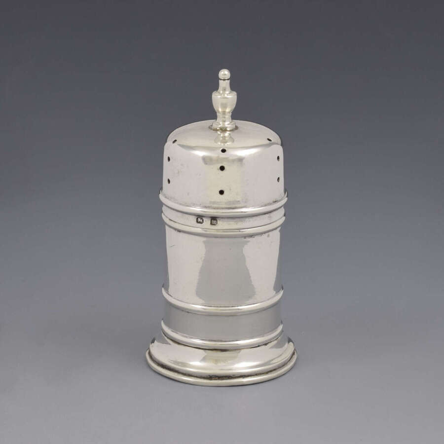 Victorian Novelty Miniature Silver Sugar Caster Pepper Pot / Pepperette 1896