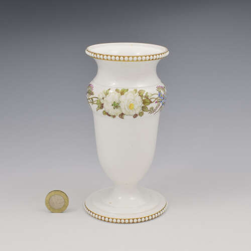 Stunning Georgian Spode Porcelain Beaded Spill Vase c.1815