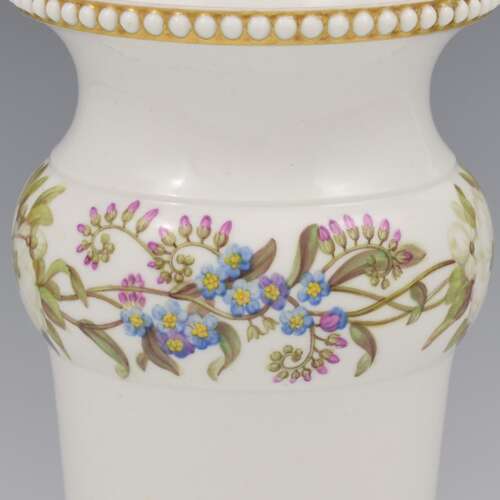 Stunning Georgian Spode Porcelain Beaded Spill Vase c.1815