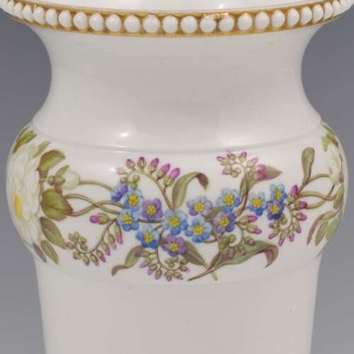 Stunning Georgian Spode Porcelain Beaded Spill Vase c.1815