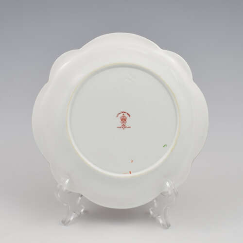 Stunning Antique Royal Crown Derby Imari Porcelain Lobed Dish 1128 1923