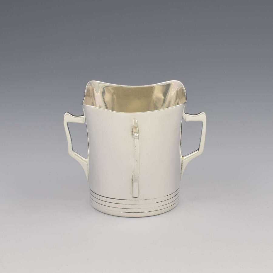 Small Edwardian Silver Mether Cup / Four Handled Tyg