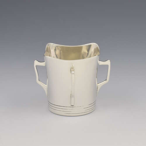 Small Edwardian Silver Mether Cup / Four Handled Tyg
