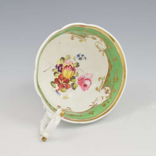 Stunning Regency Porcelain Factory 22 Teacup & Saucer c.1825