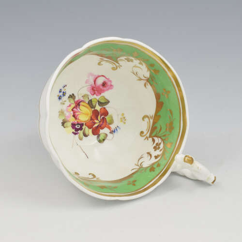 Stunning Regency Porcelain Factory 22 Teacup & Saucer c.1825