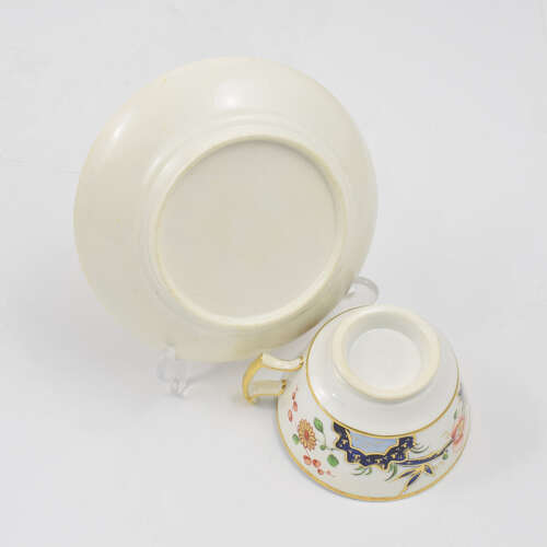 Stunning Regency Ridgway Porcelain Kakiemon / Imari Tea Cup & Saucer c.1820