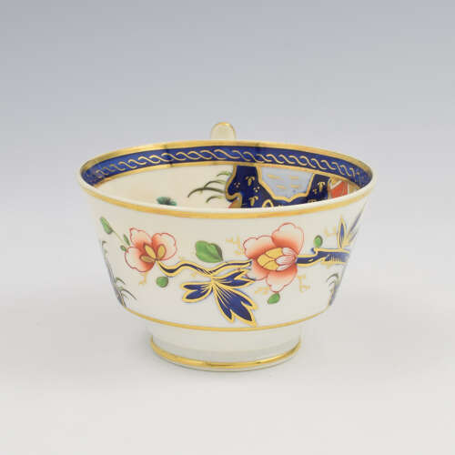 Stunning Regency Ridgway Porcelain Kakiemon / Imari Tea Cup & Saucer c.1820