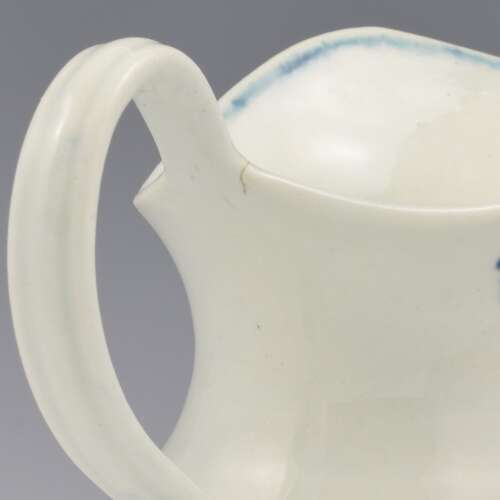 Rare Shape Dr Wall / First Period Worcester Porcelain Milk Jug / Water Ewer c.1770