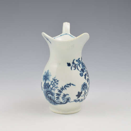 Rare Shape Dr Wall / First Period Worcester Porcelain Milk Jug / Water Ewer c.1770