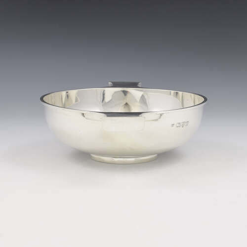 Large Antique Edwardian Sterling Silver Quaich Chester Nathan & Hayes
